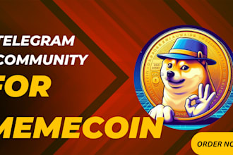 manage or moderate your telegram community for your memecoin