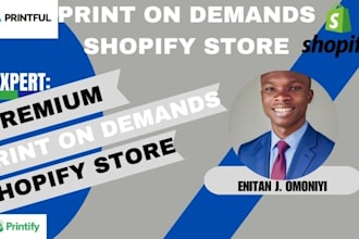 create premium print on demand store, shopify dropshipping print on demand