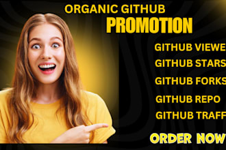 boost your github promotion to attain potential stars, viewers and followers