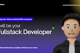 be your full stack developer for web or mobile application