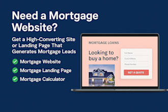 mortgage website with mortgage calculator for mortgage leads mortgage ads