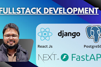 develop web apps with react, django, and fastapi
