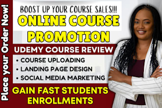 do udemy course promotion, udemy course enrollments, udemy course marketing