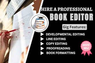 professionally edit proofread and format your fiction and non fiction book