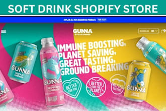 soft drink shopify store soft drink website beverages website wine website