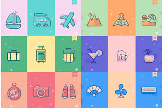 design ultra crisp vector line icons