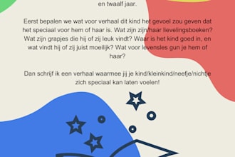 write a dutch personalized story for kids