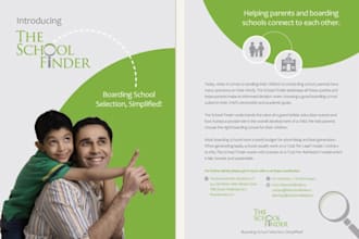 design bifold, trifold brochure and leaflet