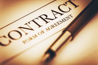 provide legal writing and editing of agreements