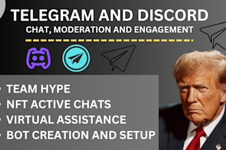 discord moderator discord chat telegram chat discord chatter twitter marketing