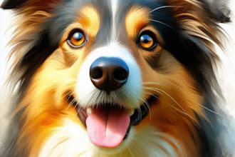 draw realistic oil painting custom digital pet watercolor portrait