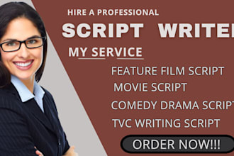 podcast movie script screenplay comedy drama script feature film script