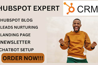 create lead nuturing workflow in hubspot crm, newsletter, pop up form, chatbot