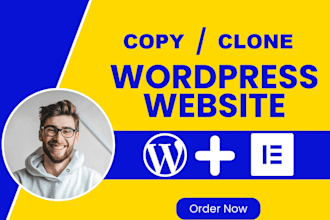 copy wordpress website professionally