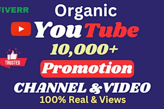 add 1000 real youtube followers organically not bot