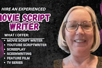 be your movie scriptwriter, screenplay, screenwriting, feature film, tv series