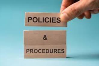 write homecare policy and procedure manual, healthcare employee handbook, sops