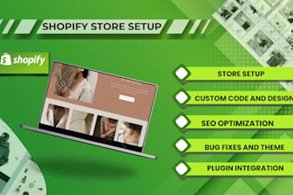 set up and customize your shopify store for  sales