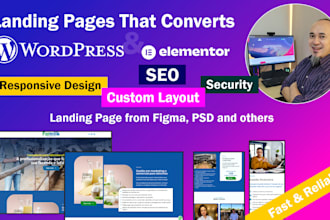 create a stunning landing page that converts visitors into customers