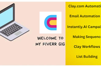 create a clay workflow set up a campaign instantly