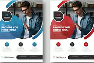 design creative modern flyer, poster, and banner