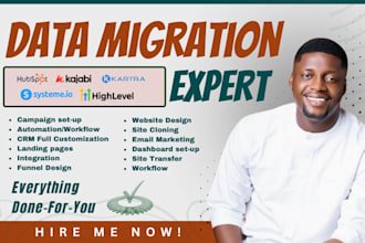 migrate gohighlevel, kajabi, kartra online course, automation, landing page, crm