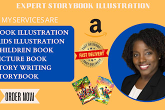 draw children and storybook illustration amazon KDP format
