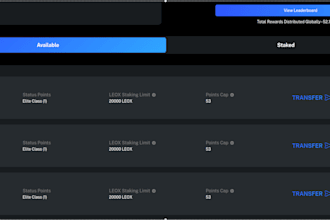 develop a secure evm based staking platform
