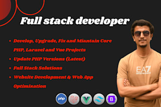 upgrade, update core php, laravel to latest versions
