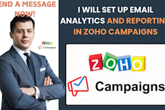 set up email analytics and reporting in zoho campaigns