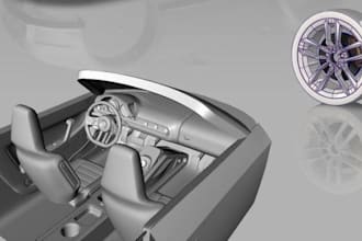 create 3d car model 3d wheel model bumpers car door model tires for 3d printing