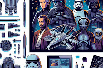 design your sci fi and star wars character