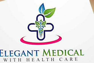 design unique counseling, medical, wellness, health logo