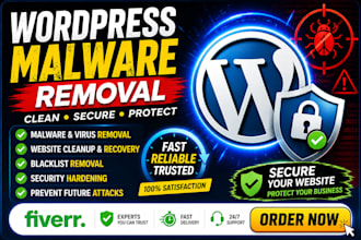 do conduct wordpress website malware removal, and recovery