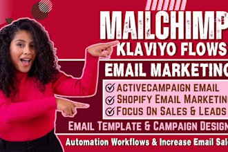 boost your sales with mailchimp, klaviyo, brevo, hubspot, activecampaign emails