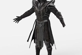 custom skyrim mod, skyrim armor, fallout mod, 3d model, character model for game