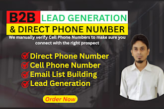 collect direct phone numbers, email list, and b2b lead generation