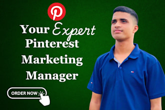 be your expert pinterest marketing manager