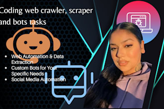 code web crawler, scraper and bots tasks