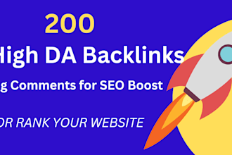 do 200 SEO blog comment backlinks