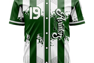 do baseball jersey design and sublimation design