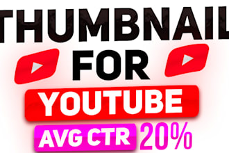 design professional youtube and fiverr thumbnail