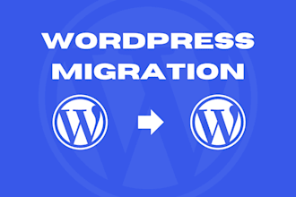 migrate, transfer, or move your wordpress website
