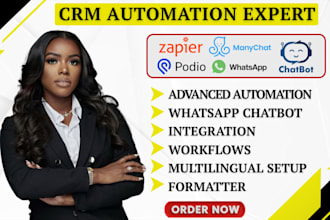 setup zapier integration chatfuel podio manychat whatsapp sms automation chatbot