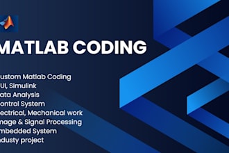 do matlab programming, simulations, and debugging for you