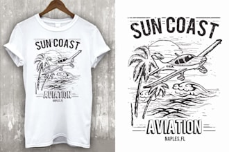 create custom retro vintage tshirt logo design your brand