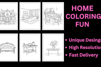 offer house themed coloring pages