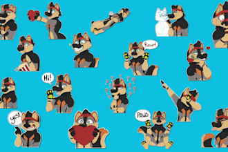 draw furry telegram stickers nsfw furry stickers discord animated stickers gif
