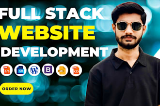 build or rebuild website, website development as full stack web developer