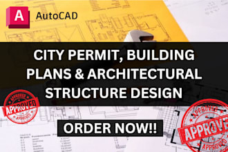 draw, site plan, architectural mep plot plan for city permit